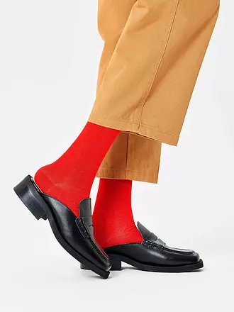 HAPPY SOCKS | Herren Socken SOLID Gr. 41 - 46 red | 